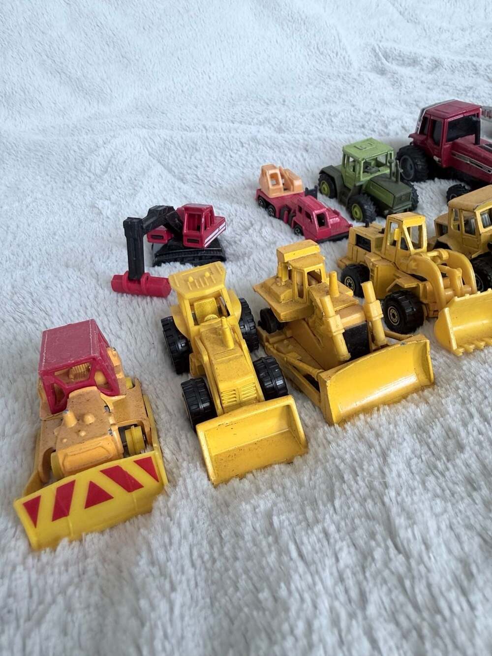 Vintage Hot Wheels Diecast Construction Vehicle Assortment Lot